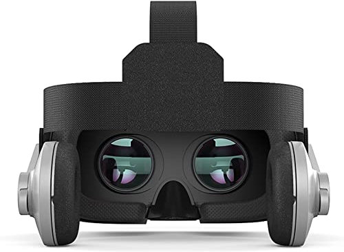 kosingna G07E VR Headset 110°FOV Eye Protected l Reality Headset for Adults 3D Stereo Sound Compatible with iOS & Android Smart Phones w/4.5-6.53in Screen