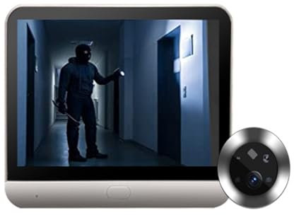 Videocitofono Tuya Smart WiFi 4.3 1080P Spioncino Telecamera 5000mAh No Feel PIR Allarme di Movimento Spioncino Porta