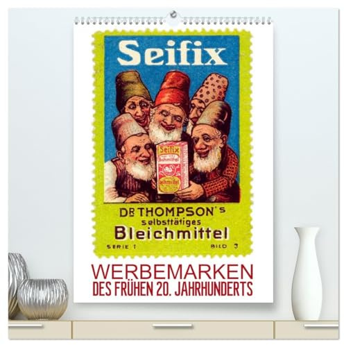 Werbemarken des frühen 20. Jahrhunderts (hochwertiger Premium Wandkalender 2026 DIN A2 hoch), Kunstdruck in Hochglanz: Werbemarken - begehrte Sammelobjekte (CALVENDO Kunst)