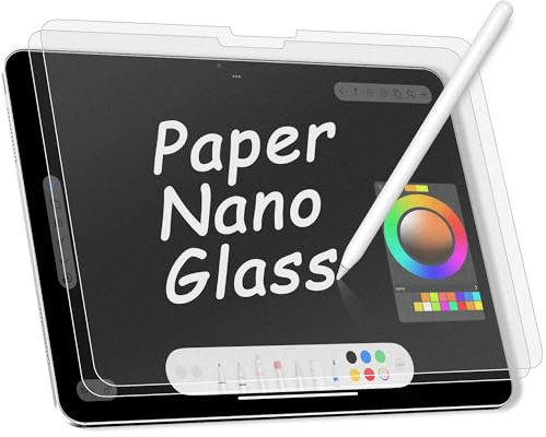 MEGOO Protector de pantalla DrawPad Paperfeel para iPad Air/Pro 11 (2018-2022), película magnética extraíble con carpeta de almacenamiento, anti-reflejo, escribe y dibuja como en papel.