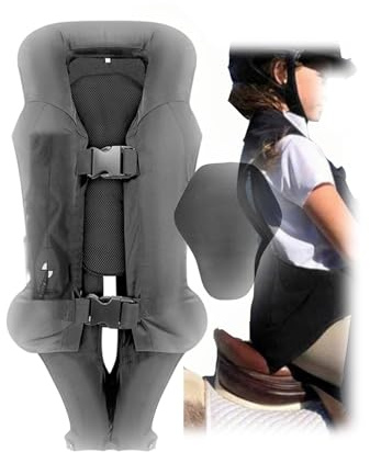 Kinderreitjacke Reiten -Airbag -Weste for Kinder Tragbarer Airbag, Leicht, Verstellbar