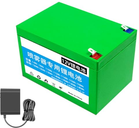 JHKJ Wiederaufladbarer 12V 18Ah 20Ah 24Ah 30Ah 40Ah Akku für elektrische Sprühgeräte, 12 Volt Lithium-Ionen-Akkupack für elektrische Düngerstreuer,12v,18Ah