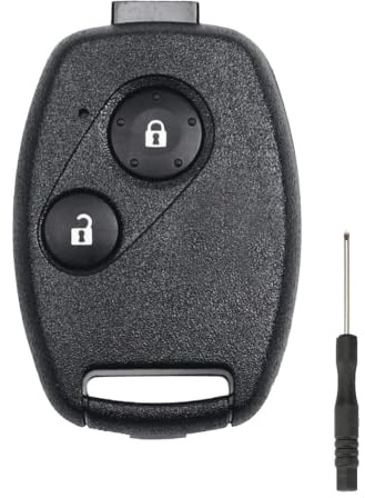 2 Buttons Key Fob Case For Honda Civic Crv Jazz Insight Key For Honda Key Fob with CR1620 Battery (No Blade)