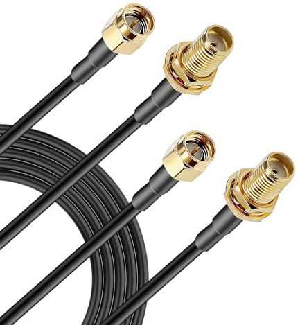 2 Pezzi Cavo Prolunga SMA, Cavo Antenna Coassiale RG174, 3metri