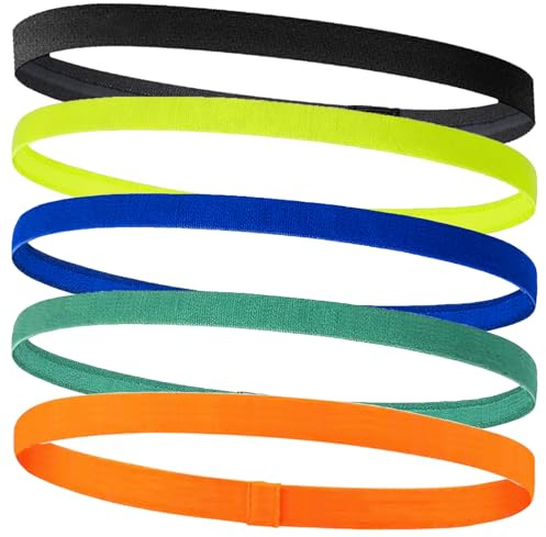 Haarband Jungs Sport, Haarband Kinder Jungs Fussball | Elastisches Haarbänders, Rutschfeste Haar Accessoires, für Yoga Fußball Joggen, Fussball