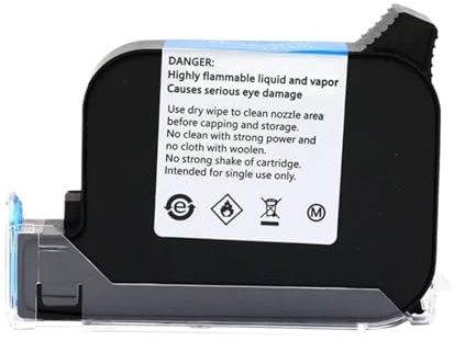 Générique Cartouche d'encre à solvant écologique JS12 2588 + M, for imprimante Portable, 600DPI, Date, codeur Jet 12.7mm(2588 Red)