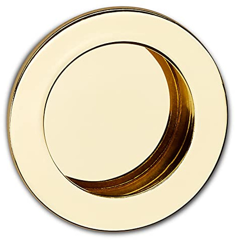 SOTECH Möbelgriff EL-01 Ø 50 mm Messingoptik Einlassgriff