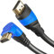 270° angled 4K HDMI Cable – 5m – with A.I.S. Shielding, designed in Germany (supports all HDMI devices like PS5/Xbox, Switch – 4K@120Hz, HDCP, High Speed with Ethernet, black) – CableDirect