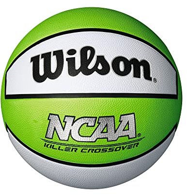 Wilson Basketball Killer Crossover, Unisex, Lime/White - Youth - 27.5, 27.5