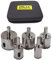 Drilax 5 pcs Diamond Hole Saw Set 20mm 25mm 32mm 38mm 45mm Diamond Hole Cutter Kit for Tiles Ceramic Porcelain Glass Granite Quartz Insert Guide Included