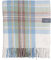 The Tartan Blanket Co. Recycelte Wolldecke Schottenmuster - Stewart Muted Blue (150cm x 190cm)