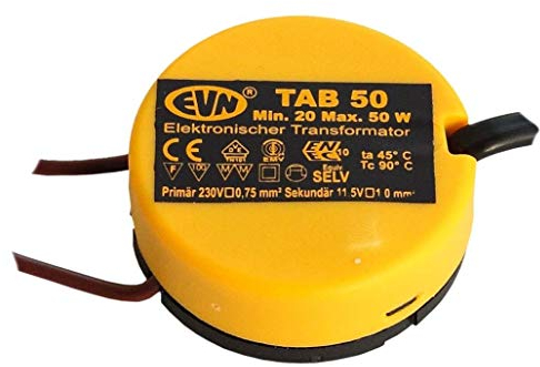 EVN TAB50 A++ to A, Netzteil, Metall, 10 W, Integriert, grau, 35 x 35 x 25 cm