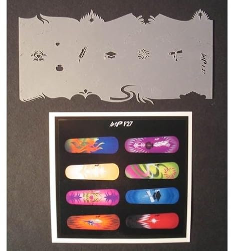 NailArt Airbrush Schablone MPF27