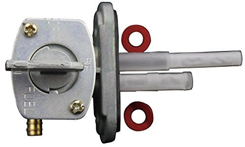 GOOFIT Robinet d'essence Fuel Gas Shut Off Valve Commutateur Remplacement pour 50cc 110cc 150cc 250cc ATV 49mm Robinet de Petit diamètre / 96mm