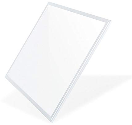 LEDUNI ® Panel Ultrafino Supuerslim LED Cuadrado 42W 4200LM Color Blanco Neutro 4000K Angulo 120 IP20 OPAL Aluminio 596 * 596 * 35Hmm Borde Blanco 60x60 Pack 2 Unidades