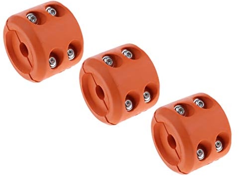 Perfeclan Orange Stopper Seilstopper Seilwinde-Stopper für Stahlseilen(3er Pack)