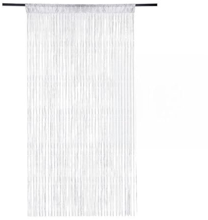 Hoomall Rideau Fil d'argent Rideau Frange Ficelle Rideaux Occultants Rideaux Coulissants Rideau de Porte Rideau Fenêtre Rideau Anti Mouche