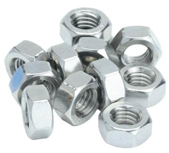 M8 (8mm) Hex Full Nut - A2 Stainless Steel (Pack of 20)