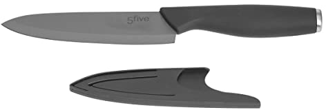 Secret de gourmet - Couteau Chef en céramique lame noire 15 cm