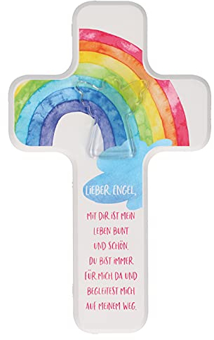 Butzon & Bercker Kinderkreuz - Lieber Engel 18 cm weiß