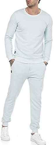Redbridge Jogginganzug für Herren Jogger-Set Trainingsanzug Sweat Basic Mintgrün XL