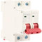 Disjoncteur DC Photovoltaïque 500V 20A, Modèle DZ47-63Z-2P Déclenchement Magnétothermique Sectionneur PV Montage Rail DIN 35 mm pour Systèmes Photovoltaïques