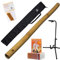 Australian Treasures - Bamboo Didgeridoo Starter Kit inklusive Online-Kurs - Bienenwachs - Didgeridoo-Tasche - Didgeridoo-Ständer