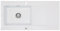 Deante; Lavello da cucina in ceramica SABOR (ZCB_A113); Colore: bianco