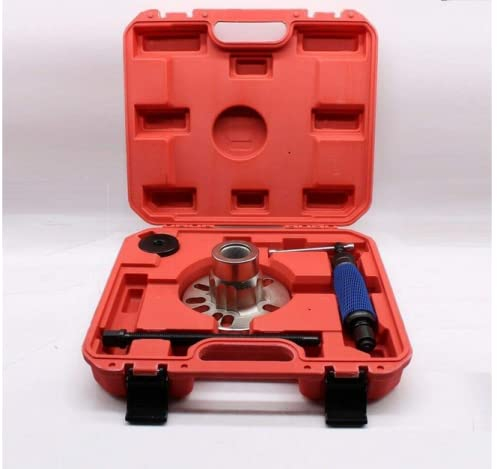 WSIKGHU 10T Hydraulik Radnaben Abzieher Hydraulischer Antriebswellen 98-125mm Ausdrücker Werkzeug Hydraulischer AusdrückerSatz für 4-Loch- oder 5-Loch-Räder (Rot)