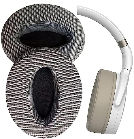 V-MOTA Ohrpolster, kompatibel mit EPOS Adapt 360, Adapt 361 / MB 360 UC Audio Wireless ANC Headset, Ersatz-Ohr-Baumwollhüllen-Reparaturteile (graues Tuch)