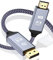 Cavo 4K DisplayPort a HDMI 1M, unidirezionale da DP a HDMI [placcato oro, intrecciato, manicotto in alluminio], da computer DP a monitor HDMI, compatibile con monitor, proiettore, TV, AMD, NVIDIA