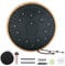 Musfunny Zungentrommel Handpan Steel Tongue Drum: 12 Zoll 15 Tone Stahlzungentrommel D-Dur Handpan Instrument mit Musikbuch Tragetasche für Geburtstagsgeschenk Meditation Yoga (Marineblau)