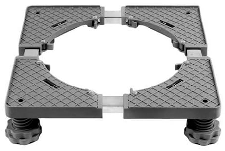 Kleiner Kühlschranksockel, anheb- und einziehbar, abnehmbarer Sockel, universeller Waschmaschinensockel, geräuschlose Riemenscheibe, Ofensockel, Kühlschrank ( Color : White , Size : 4 Feet MINI(36-46C