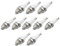 10Pcs Candela L7T for Stihl Candela Parti L7T Tagliaerba Motosega Strumenti. Siepe di ricambio Durevole Attrezzatura da giardino