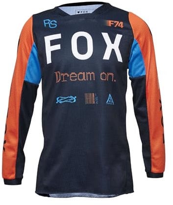 Fox Racing Unisex Kid's YTH 180 Jersey, Midnight Race Spec, L