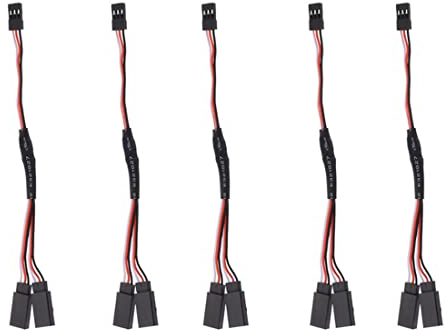 Fegtrty 5 Teile/Los RC Servo Y VerläNgerungskabel Kabel Anschlusskabel für JR Futaba RC Servo RC Flugzeug Hubschrauber Auto DIY, 15 cm