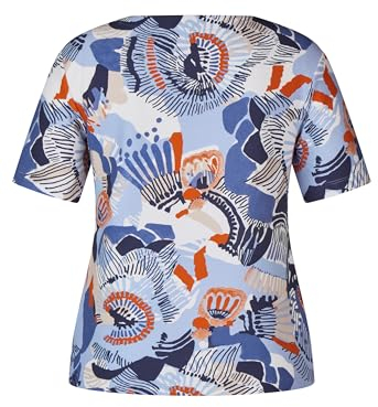 Rabe T-Shirt Gemustert - Rundhals, Kurzarm