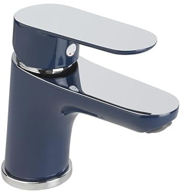 Mitigeur de lavabo chromé/bleu KEVON by Eurosanit