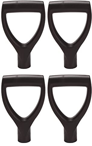 AIDIRui Lot de 4 pelles à main en D pour creuser, râteau, râteau, outils de jardin, déneigement, outils de jardin