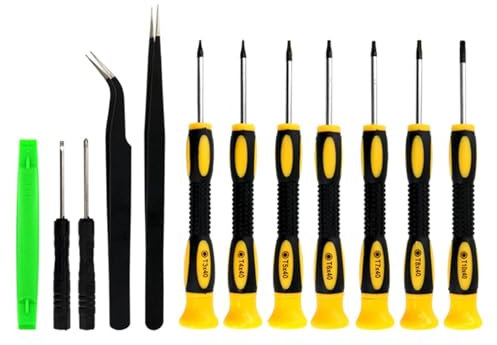 Schraubendreher Set T3, T4, T5, T6, T7, T8 und T10, Präzisions Magnet Schraubendreher für PS5, PS4, PS3, Xbox One, Xbox 360 Controller