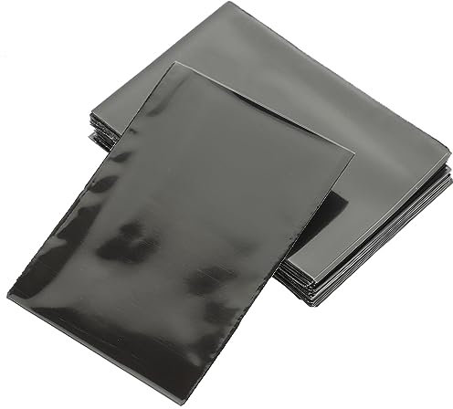 MUSISALY 50stücke Karten Schutzhüllen Für Sammelkarten Doppelseitige Kartenhüllen Für Spielkarten Kompakt Und Leicht Für Sichere Aufbewahrung Von Spielkarten Und Postkarten