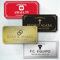 Placa de identificación de plastico acrílico grabada con láser para regalo, urna, trofeo, buzón, casa, puerta, personalizada con tu texto. Medidas 10x5cm, 12 colores.