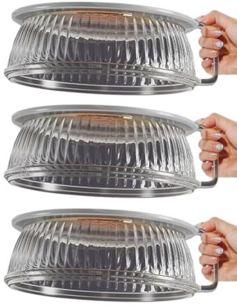 Fobufue Cubierta A Prueba de Salpicaduras para Microondas, Cubierta para Recipiente Resistente A Altas Temperaturas, Cubierta para Platos Calientes para Microondas Domésticos