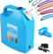 Gonfiatore Elettrico Portatile per Palloncini, Gonfiatore per Palloncini Lunghi Ricaricabili, Pompa per Palloncini Elettrica Pompa per Palloncini Modellabile Torcente Ricaricabile Pompa per Blue