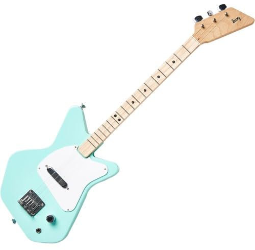 Loog Pro Electric Guitars Green Kindergitarre