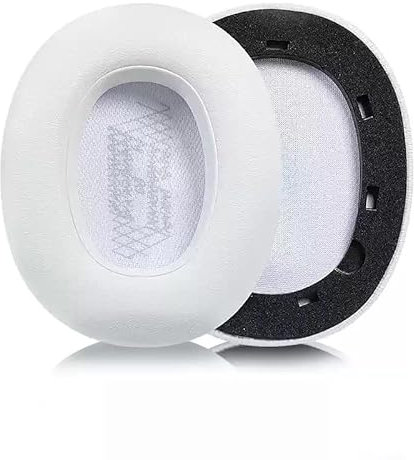Live 650 BTNC Earpads,Replacement Earpad Compatible with JBL LIVE650BTNC 660BTNC 750NC V710 Over-Ear Headphones,Softer Protein Leather with Memory Foam,White