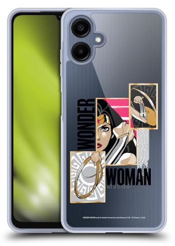 Head Case Designs Offizielle Wonder Woman DC Comics Waffen Grafik Kunstarten Gel Handyhülle Hülle [Militärischer Schutzgrad] Kompatibel mit Samsung Galaxy A06 4G