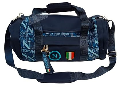Sporttasche Fußball Napoli Scudetto Campioni D'Italia Fächer Schuhe Verstellbarer Schultergurt von Enzo Castellano Offizielles Produkt