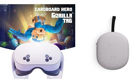 Meta Quest 3S 128 GB – Gorilla Tag Cardboard Hero + Kompakte Tragetasche