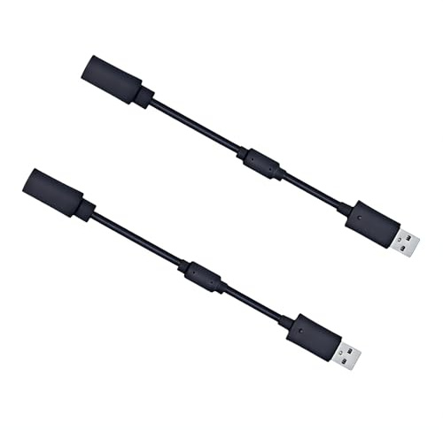 Nzexlyva 2 Pack USB Breakaway Cable for Xbox, Replacement Adapter for Xbox One Xbox 360 Xbox Series X/s PC, Replacement Dongle Breakable Cord for Logitech G920 Steering Wheel, Racing Wheel Cord